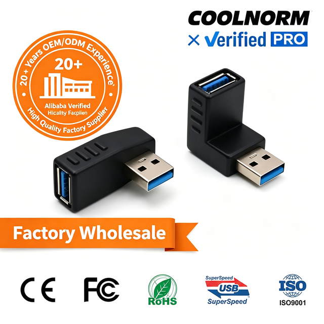 OTG Adapter High-speed USB3.0 Male-to-Female Right Angle Data Extension Computer Adapter L-Type 90-Degree China  L-Shaped