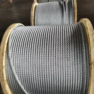 6x19+FC Verzinktes Kohlenstoffstahl-Drahtseil, Flexibles Stahlkabel mit Faserkern für Hebevorgänge Hochfestes Hebe-Drahtseil - Product Image 4