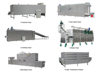 Nouvelle machine industrielle automatique à double extrudeur pour la fabrication de porridge instantané et de farine de tapioca, ligne de traitement des produits céréaliers