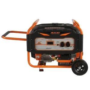 7Kw Electric Start Emergency Electric Made Professional Gasoline Generator 7000w In China