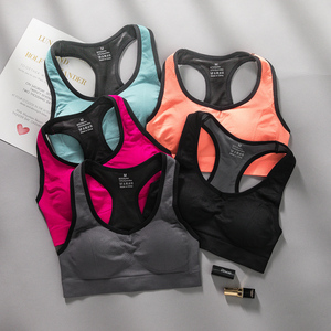 女性运动文胸高支撑跑步健身瑜伽内衣性感背心<span class=keywords><strong>M</strong></span>-3XL大码带可拆卸垫 - Product Image 6