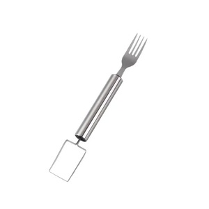 Stainless Steel Double Headed Watermelon Slicer Fork <b>Cutter</b> For Easy <b>Fruit</b> Serving Household Use - Product Image 4