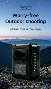 Batterie V-Mount 155Wh BP-VL155 avec USB-C PD 65W D-TAP pour caméra <span class=keywords><strong>Sony</strong></span> FX9 <span class=keywords><strong>FX6</strong></span> FS7 ARRI RED Blackmagic, éclairage vidéo LED, moniteur - Product Image 2