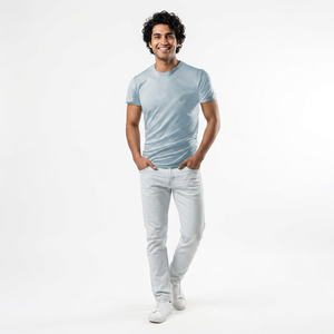 High Quality Men Blank 100% Cotton 300Gsm Plain Casual Oversized O-neck Streetwear <b>Short</b> <b>Sleeve</b> T Shirt for Men with logo - Product Image 1
