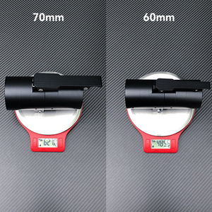 Pièces pliables pour bras de drone robustes 80/70/60 mm, joint de tube rond et connecteur, pince pour tube creux en fibre de carbone - Product Image 6