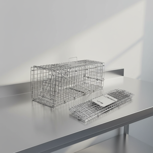 Piège pliable en métal écologique et durable pour la capture vivante humaine des ratons laveurs et des renards - pour restaurants et hôtels - Product Image 3