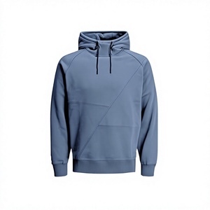 Cardigan Sportivo da <span class=keywords><strong>Uomo</strong></span> con Cappuccio e Zip, in Maglia Ecologica, Vestibilità <span class=keywords><strong>Slim</strong></span>, <span class=keywords><strong>Felpa</strong></span> Invernale - Product Image 2