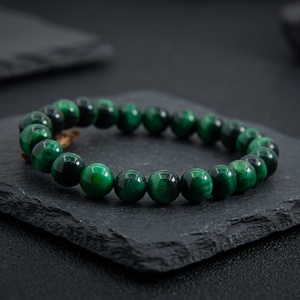 Unisex Natural Jade Beaded <b>Bracelet</b> Classic Green <b>Ball</b> Shaped Jewelry Gift Fashion - Product Image 4
