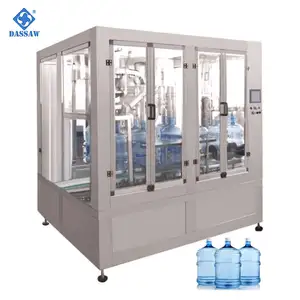 Machine de remplissage d'eau automatique 19 litres 20 litres PC PET baril de seau 1-5 gallons