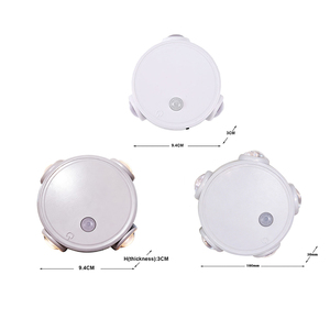 ไฟกลางคืน LED ทรงกลมพร้อมเซ็นเซอร์ตรวจจับความเคลื่อนไหว ใช้พลังงานจากแบตเตอรี่ลิเธียม เหมาะสำหรับใช้ในบ้าน - Product Image 2