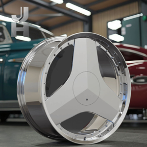 Rines Forjados con Acabado Pulido 5x114.3 5x112 de 24 Pulgadas, 2/3 Radios, para Chevy Cedric, Caprice, Impala, <span class=keywords><strong>Cadillac</strong></span> Fleetwood, <span class=keywords><strong>El</strong></span> <span class=keywords><strong>Dorado</strong></span> - Product Image 5