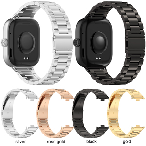 Chất Lượng Tốt Thép Không Gỉ Thể Thao Thông Minh Ban Nhạc Đồng Hồ Dây Đeo Cho Xiaomi Ban Nhạc 8 9 Pro Vòng Đeo Tay Cho Redmi Đồng Hồ 4 5 - Product Image 2