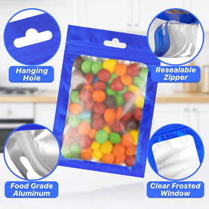 Bolsas de Plástico Negro Mate Personalizadas con Cierre, Embalaje para Señuelos, Sobres, Bolsas con Cierre Hermético para Celulares - Product Image 4