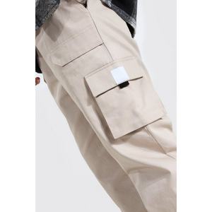 Pantalones Cargo Personalizados con Seis Bolsillos para Hombre, Pantalones Deportivos con Dobladillo Dividido - Product Image 5