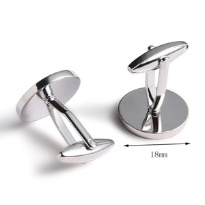 Gemelos de esmalte suave redondos estilo francés para camisa de traje de hombre - Product Image 5