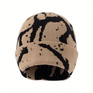 Gorro de Punto Personalizado al por Mayor con Logotipo Jacquard, 100% Acrílico, Transpirable, Impermeable, de Alta Calidad, Unisex, para Deportes de Invierno y Esquí - Product Image 2