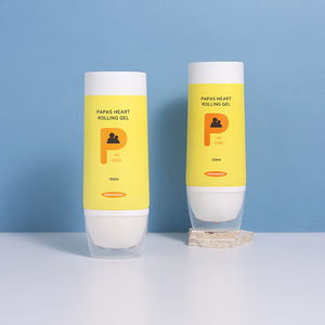 Chine OEM Tube d'emballage de massage des yeux Tube d'emballage de fond de teint cosmétique Tube en matériau PE de 50ml avec applicateur à rouleau pour échantillon - Product Image 6