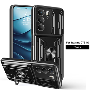 Khe cắm thẻ Chân đế điện thoại trường hợp đối với realme P4 Pro P4 P3 Ultra P3X P3 Lite P3 trượt cửa sổ máy ảnh bảo vệ Bìa - Product Image 1
