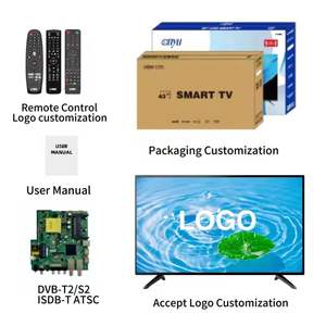 Televisor Inteligente Android LED 4K Ultra HD de Pantalla Completa de 43/50/55/65/75/85 Pulgadas con Wi-Fi para Hogar/Oficina/Hotel, Producto OEM a <span class=keywords><strong>Precio</strong></span> de Fábrica - Product Image 5