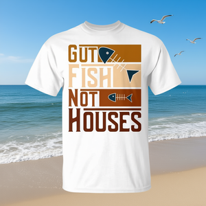 Camiseta Gut Fish Not Houses Coastal Conservation para mujer - Product Image 3