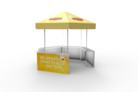 Support de stockage de tente de promotion de salon commercial d'auvent d'événement de tente de toit Durable portatif pour la tente commerciale extérieure de stand de kiosque