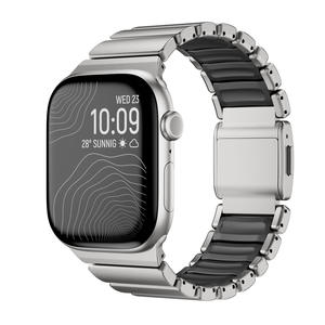 Compatible avec <span class=keywords><strong>Apple</strong></span> <span class=keywords><strong>Watch</strong></span> Series 11 : Boucle Norman, bracelet en silicone à perles simples et bracelet magnétique en métal pour <span class=keywords><strong>Apple</strong></span> <span class=keywords><strong>Watch</strong></span> Series 10 - Product Image 4