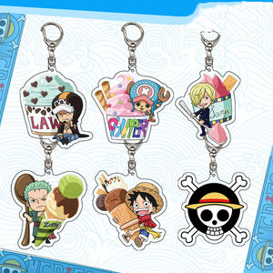 <span class=keywords><strong>Porte</strong></span>-<span class=keywords><strong>clés</strong></span> personnalisé en acrylique pour femme, anime, One Piece, <span class=keywords><strong>porte</strong></span>-<span class=keywords><strong>clés</strong></span> transparent en acrylique, <span class=keywords><strong>porte</strong></span>-<span class=keywords><strong>clés</strong></span> Luffy Chopper, pendentif, bijoux - Product Image 1
