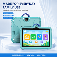 Tableta Educativa de 7 Pulgadas con Android 9, 1GB de RAM, 16GB de Almacenamiento, 1280x800, WiFi, con Funda Protectora para Niños
