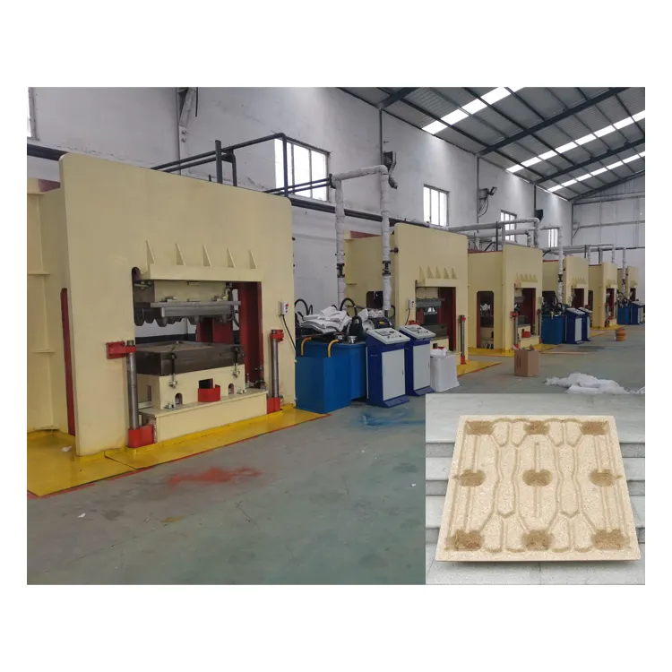 high quality sawdust plywood pallet making machine with hydraulic pressure