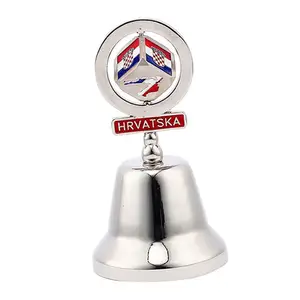 OEM hochwertige europäische Marke Souvenirs kleine Metall Geschenk Hand Abendessen Glocke