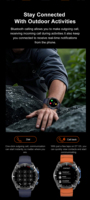 Reloj Inteligente DT G1 con GPS, Brújula, Altímetro, Llamadas por Bluetooth, Batería de 860 mAh, Reloj Inteligente Deportivo para Hombre DTG1, Pantalla AMOLED HD para Mujer