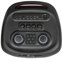 Sistema de Audio con Altavoz Inalámbrico de 300/200 W, Bafles de Bajos Dobles de 10 Pulgadas, Portátil para Auto, con USB, Tipo Cilindro, Activo