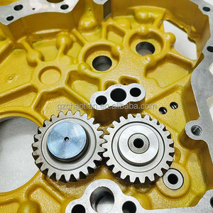 255-3069 2553069 3066 Pièces de moteur S6K Pompe à huile avec refroidisseur intermédiaire pour E320DL 320D 323DL 320C Excavatrice de construction Pompe à eau - Product Image 6