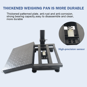 300kg 40×50cm デジタルプラットフォーム重量計 ステンレススチールディスプレイ付き ベンチスケール カスタマイズ可能なプラットフォームスケール - Product Image 5