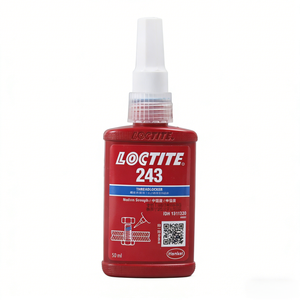 Adhesivo Anaeróbico Removible <span class=keywords><strong>Loctite</strong></span> <span class=keywords><strong>242</strong></span> 243 <span class=keywords><strong>Azul</strong></span> de Resistencia Media para Pernos Metálicos, 50ml/250ml, Venta al Por Mayor - Product Image 1