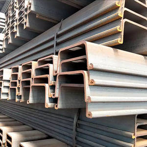 Palplanches en acier au carbone laminées à chaud Larsen S355GB de 6 m par pièce pour la construction de barrage fluvial et l'obstruction de l'eau - Product Image 6