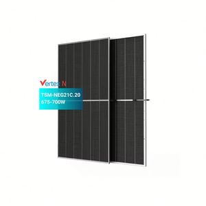Trina Vertex N Type <b>Solar</b> <b>Panels</b> 670W 680W 685W 690W 695W Bifacial Dual Glass <b>Solar</b> Module TSM-NEG21C.20 670W-695W - Product Image 1