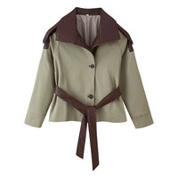 Veste Moto Femme Tendance 2026 Personnalisée avec Empiècements et Lacets, Manteau Moto Mode, Veste Décontractée Vintage, Vente en Gros OEM et ODM Direct Usine Chine