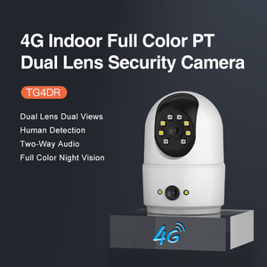 Giá Rẻ Giá Wifi 4G 1080P Mini an ninh NVR PTZ ống kính kép tầm nhìn ban đêm ai trong nhà CCTV ngoài trời đám mây thẻ nhớ tuya - Product Image 2