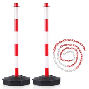 Factory Wholesale PE <b>Sand</b> Water Filled Post Safety Traffic Crowd Control Delineator Traffic Barrier - Product Image 1