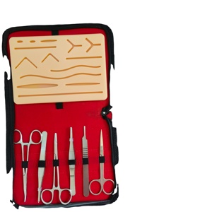 Kit de Sutura Veterinaria para Ciencias Médicas con Almohadilla de Silicona para Prácticas de Estudiantes de Medicina - Marca Daoke - Product Image 3