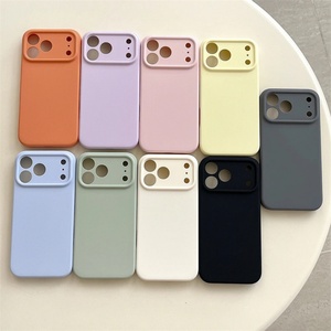เคสซิลิโคนเหลวปุ่มสัมผัส AI เลนส์กล้องแบบบูรณาการเคสรวมทุกอย่างสำหรับ iPhone 17 16 PRO MAX - Product Image 1
