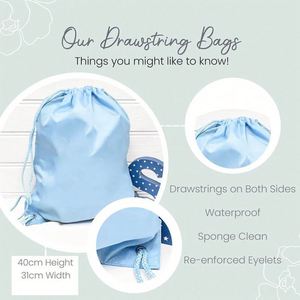 Bolsa con Cordón Personalizada con Diseño de Caballo, para Niños, Escuela, Gimnasio, Natación, Guardería, Mochila con Nombre Personalizado - Product Image 5