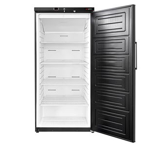 Refrigerador de Almacenamiento Gastro ECO Reach-In de GGM - 600 Litros - Una Puerta - Descongelación Automática - Eléctrico - Puerta Interior de Plástico - Negro+4C - Product Image 4