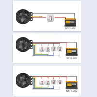 Avertisseurs de recul pour véhicules M0-B1, sirène de recul 110 dB, bip sonore, 12 V 24 V - Corne de véhicule, haut-parleur vocal, sonnerie