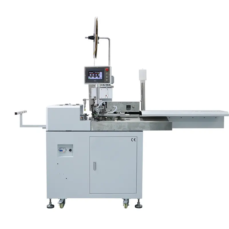 Factory made fully automatic cable wire cutting stripping crimping soldering wire tinning machine