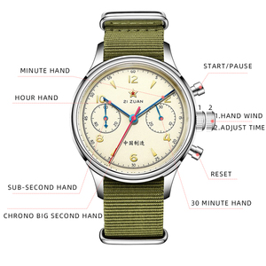 Seakoss Đồng hồ đeo tay cơ học chất lượng cao cho nam Đồng hồ đeo tay cổ ngỗng Sapphire nguyên bản st1901 1963 Đồng hồ reloj <span class=keywords><strong>20mm</strong></span> - Product Image 2