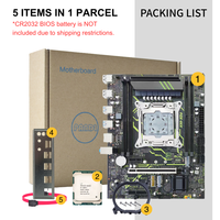 Kit PC Desktop NEW X99-XD4 Matx NVMe M2 WiFi6 Sata3.0 4x DDR4 ECC Ram Combo Intel Xeon E5 2680 V4 X99 Motherboard
