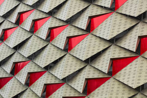 Panneau de façade décoratif contemporain en aluminium anodisé anti-corrosion pour application extérieure 70 pouces et plus - Product Image 3