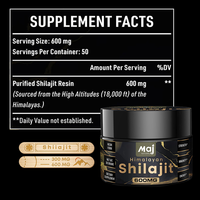 OEM/ODM Résine Shilajit 30g 50g Résine Shilajit Résine Shilajit pure de l'Himalaya Résine Shilajit pure de l'Himalaya